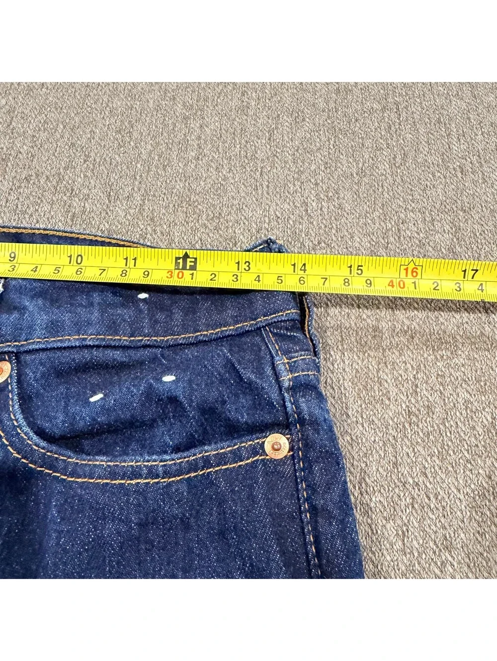 Abercrombie Fitch A&F Vintage Stretch Baggy Jeans Mens 28x30 Dark Wash